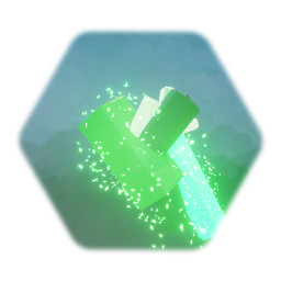 Remix of Glowing Cave Crystal (Green)