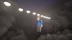 Giant miner bossfight