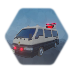 日産　キャラバン　事故処理車