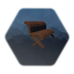 Wooden bench 002