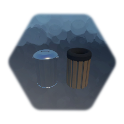 Trash cans