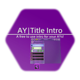 AY Title intro template