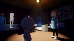 James and Rebecca Talking on ash