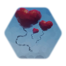 Heart balloons
