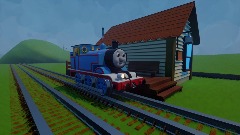 Thomas stops at a Station Template