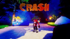 Crash Bandicoot N.SANE Retro START Screen