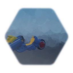 Lawmaster Dredd driving