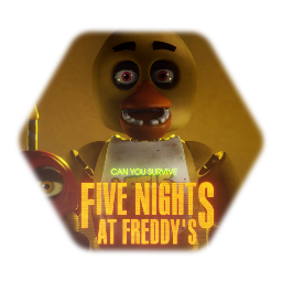 Chica The Chicken <pink>Fnaf Movie Model