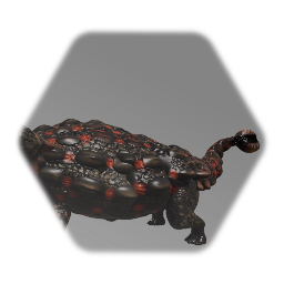 Ankylosaurus puppet Rework and repaint