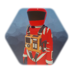 Red Suited Astronaut