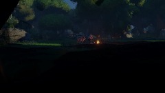 Trent and Drek in the Moonlit Forest