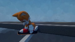 Tails skateboarding