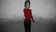 Visual Novel Character Cut-Out Female-1