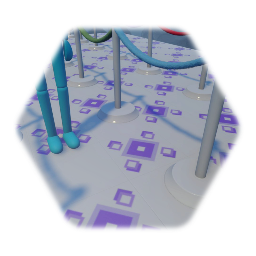 Purple Diamond Floor Design