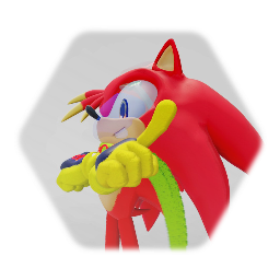 Flame the hedgehog actor puppet