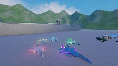 Seaside island air base