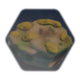 Dry Patchy Grass Block
