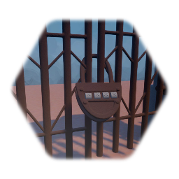 Old combination lock