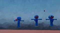 Huggy wuggy and player