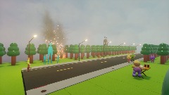 Wario dies listening to Pizza Time by the road