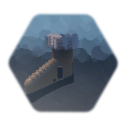 An Ugg boot but it's the stock of a FN Scar