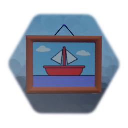 Cuadro de Los Simpson / The Simpsons Boat Painting