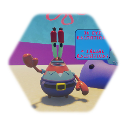 Better Mr krabs puppet with an animation rig
