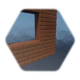 Basic Brick Wall and Window 01