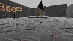 Grey Stone Floor Sculpture