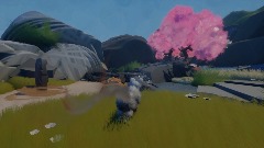 Japanese Garden/White fox