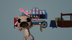 Remix of Remix of Kinda game accurate Sackboy running animation