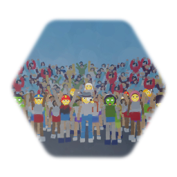 Emoji Crowd 4 Animated
