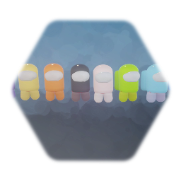 Among us color rainbow