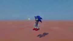 Movie sonic in Green hill zone