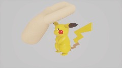 Pet the pikachu