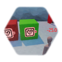 Overhead health change indicator