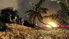 <camera> *Realistic sand scene<camera>