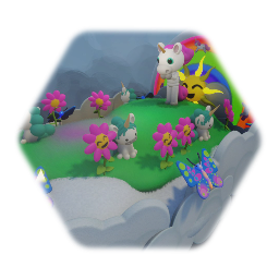 Unicorn Themed Parade Float