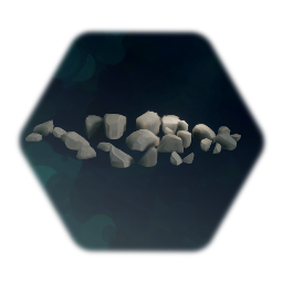 Pile of Rough Stone Bricks