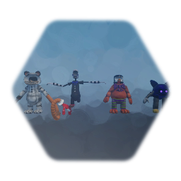 FNAC Security Breach Ruin Model @CXGPlaysYT mascots