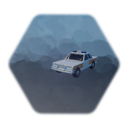 Auto de juguete de policía conducible