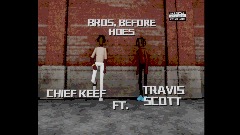 Fanmade Chief Keef and Travis scott Album Cover