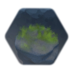 Terrain - Rocher avec herbes