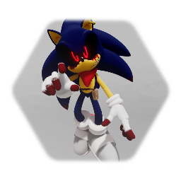 Stylized Sonic.EXE model