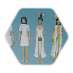 Aztec villagers