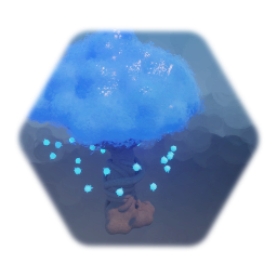 Arvore azul Brilhante