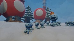 Snow sackboy land