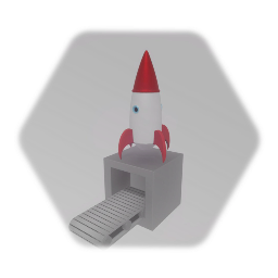 Rocket ride takeoff pad