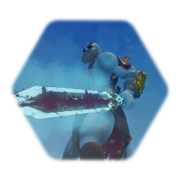 old Kratos (God of War) with moveset