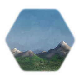 Background mountains (3D)